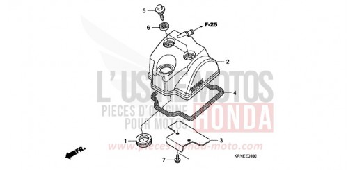 COUVERCLE DE CULASSE CRF250RC de 2012